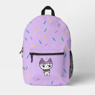 Backpack - Sprinkles Kitty Clawfully Sweet Print