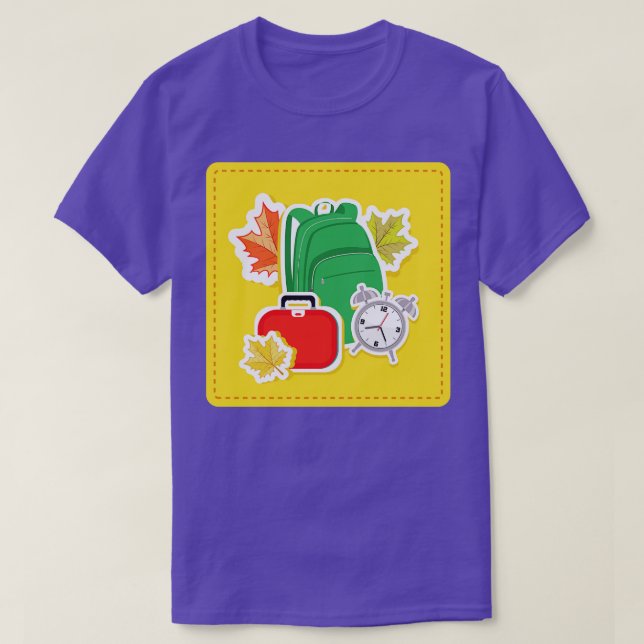 Backpack to School T-Shirt (Design Front)