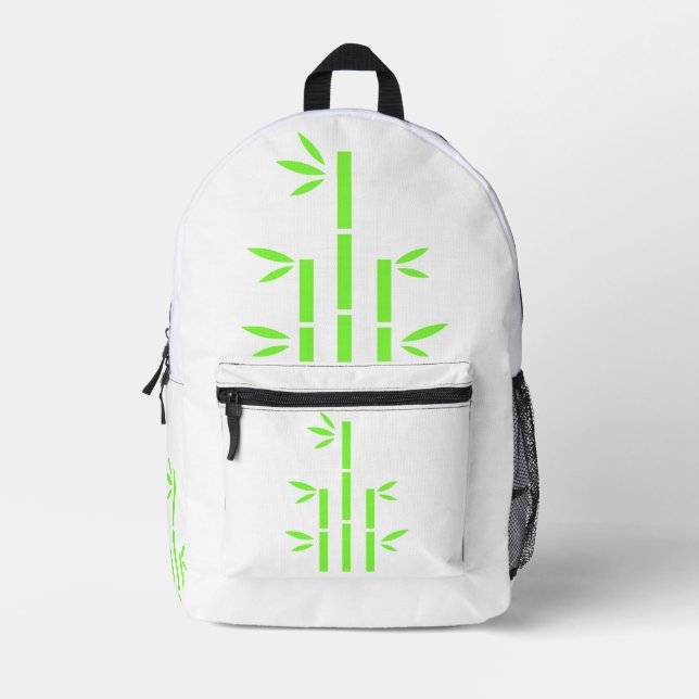 Backpack(White) Printed Backpack (Front)