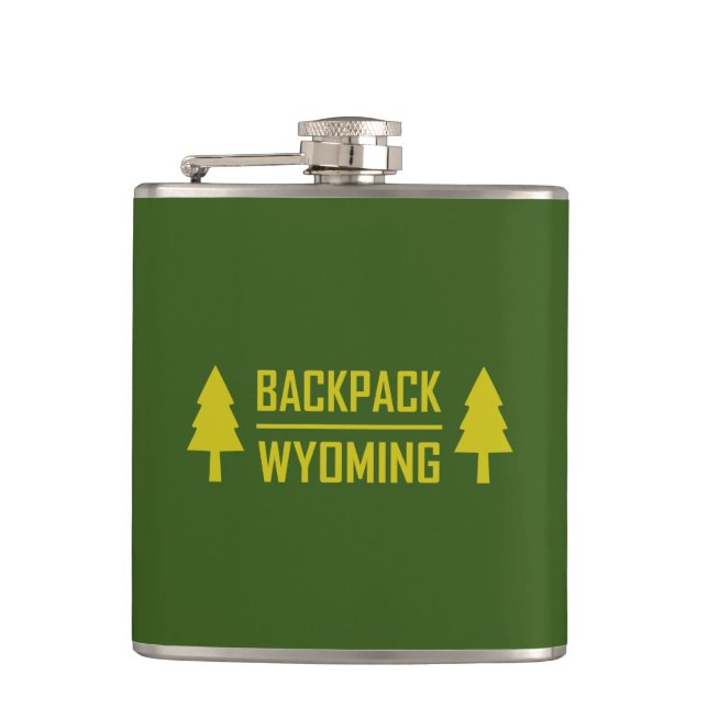 Backpack Wyoming Hip Flask (Front)