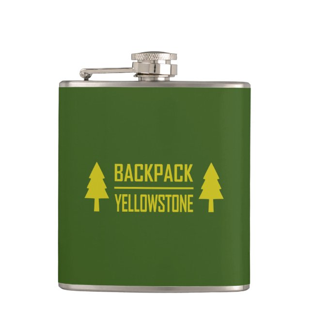 Backpack Yellowstone Hip Flask (Front)