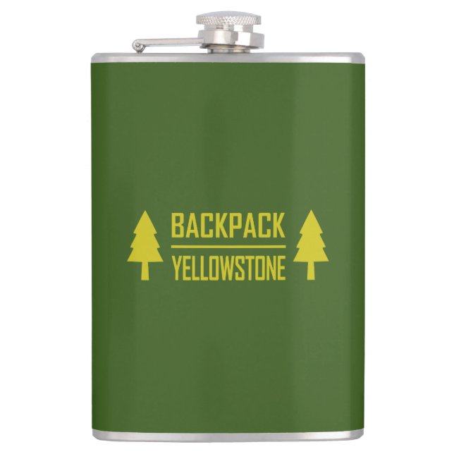 Backpack Yellowstone Hip Flask (Front)