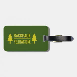 Backpack Yellowstone Luggage Tag