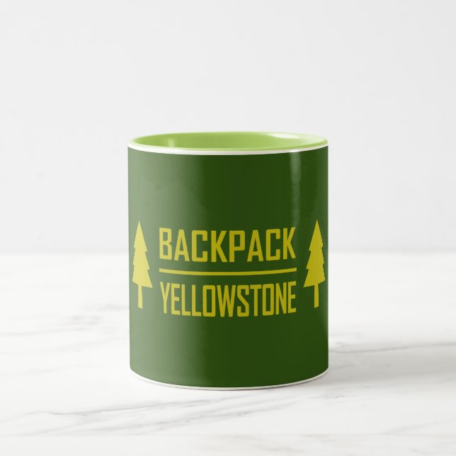 Backpack Yellowstone Two-Tone Coffee Mug (Center)