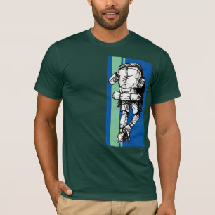 Backpacker (guy)-BlueGreen T-Shirt