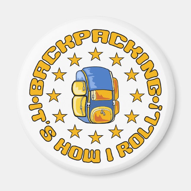 BACKPACKING magnet (Front)