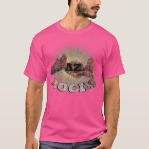 Backpacking Phoenix Az Rocks Design Mountain Hikin T-Shirt