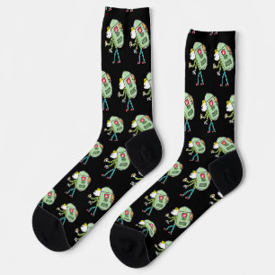 Backpacking Stickman Socks