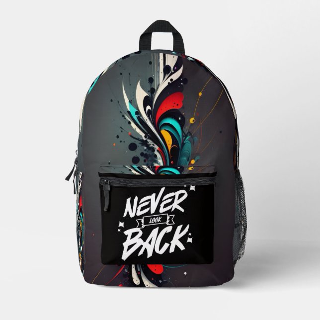 backpacks kids watercolor back to school modern (Front)