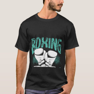 Backprint Boxing Is Like Rock Paper Scissors Boxin T-Shirt