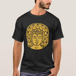 Backprint Buddha Head Spiritual Chi T-Shirt