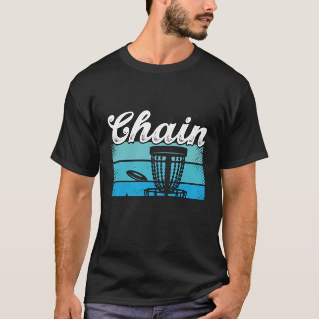 Backprint Chain Smoker Ultimate Frisbee T-Shirt (Front)