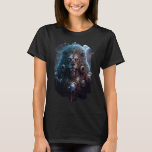 Backprint Epic Leo the zodiac sign of strength 2 T-Shirt