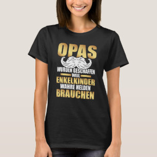 Backprint Grandpas were created because grandchild T-Shirt