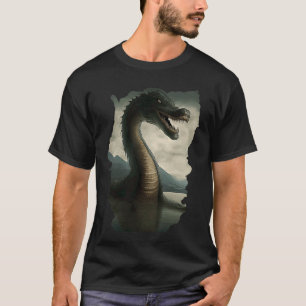 Backprint Loch Ness mysterious monster T-Shirt