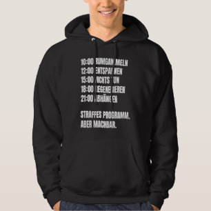 Backprint lounging around fun daily routine for la hoodie