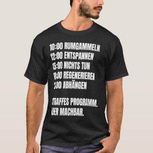 Backprint lounging around fun daily routine for la T-Shirt