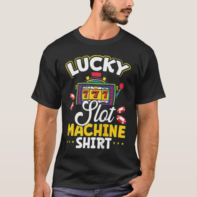 Backprint Lucky Slot Machine Tank Top (Front)