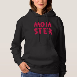 Backprint Momster mom and mother Hoodie