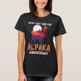 Backprint Nothing beats an alpaca hike T-Shirt