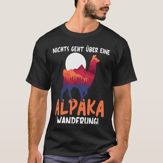 Backprint Nothing beats an alpaca hike T-Shirt (Front)