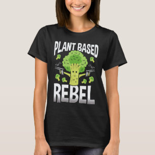 Backprint Plant Based Rebel Veganism T-Shirt