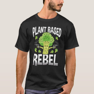Backprint Plant Based Rebel Veganism T-Shirt