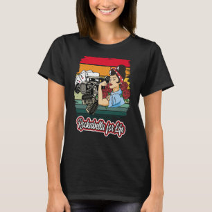 Backprint Rockabella For Life Vintage Rockabilly T-Shirt