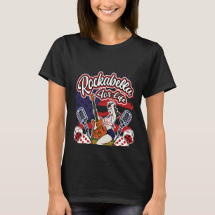Backprint Rockabella For Life Vintage Rockabilly T-Shirt