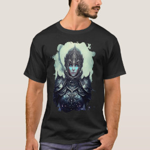 Backprint The Dark Fantasy female Knight T-Shirt
