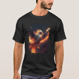 Backprint The majestic rise of the epic phoenix 1 T-Shirt