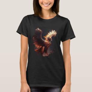 Backprint The majestic rise of the epic phoenix T-Shirt