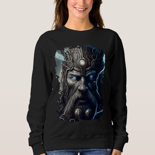 Backprint Thor the legend of the god of thunder Sweatshirt (Front)