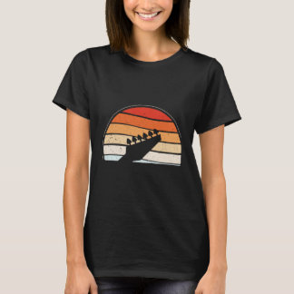 Backprint Vintage Retro Rock & Roll Music and Guit T-Shirt