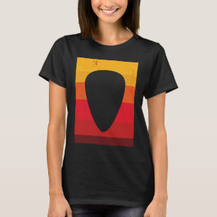 Backprint Vintage Retro Rock & Roll Music and Guit T-Shirt