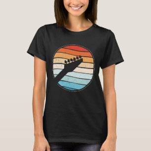 Backprint Vintage Retro Rock & Roll Music and Guit T-Shirt