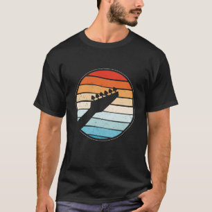 Backprint Vintage Retro Rock & Roll Music and Guit T-Shirt