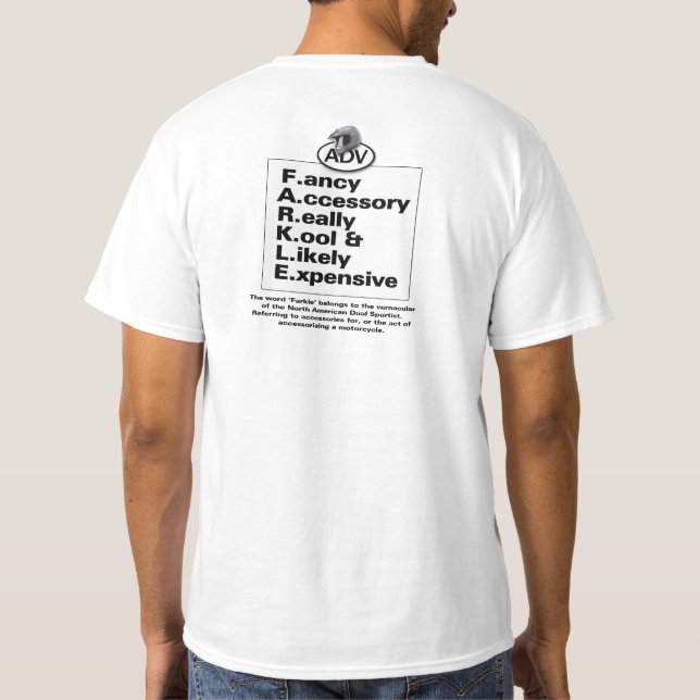 Backronym! T-Shirt (Back)