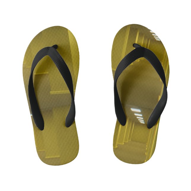 Backrooms Kid's Flip-Flops Kid's Flip Flops (Footbed)