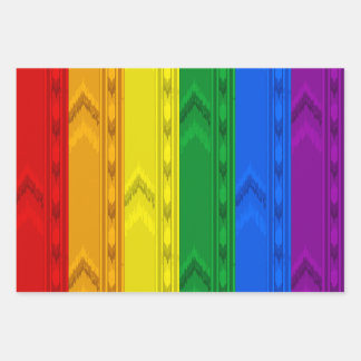 Backrooms Pride Rainbow Wrapping Paper Sheet