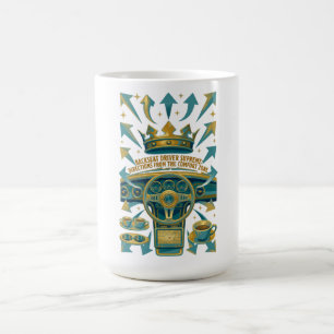 Backseat Driver Supreme, Funny Dad Gift T Shirt Coffee Mug