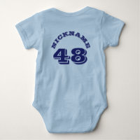 Backside Light Blue & Navy Baby | Sports Jersey