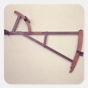 Backstaff, 18th century square sticker
