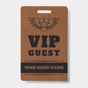Backstage Pass VIP Custom Rock Country Lanyard ID Badge