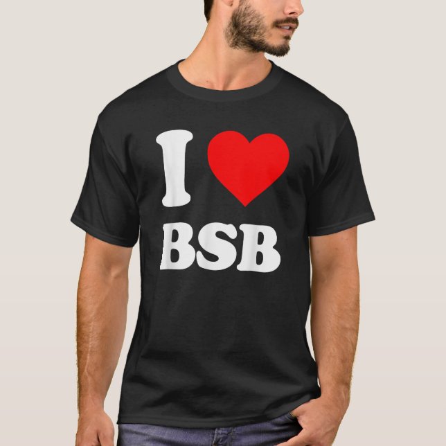 Backstreet Boys I Heart BSB T-Shirt (Front)