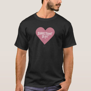 Backstreet Boys Pink Heart Logo Valentine s Day Wh T-Shirt