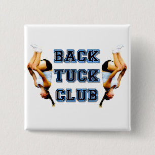 Backtuck club 15 cm square badge