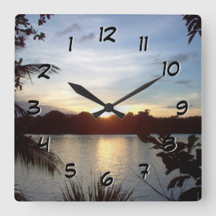 Backward Clock - Costa Rican Sunset - Tortuguero