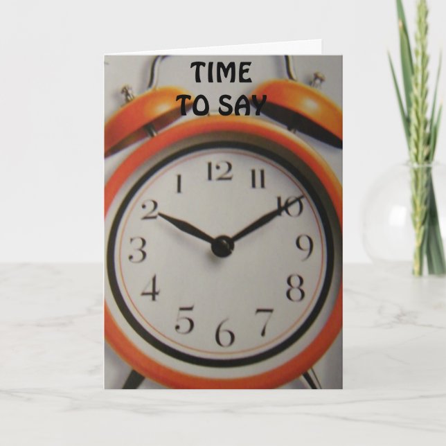 BACKWARDS CLOCK GROUP CARD (Front)