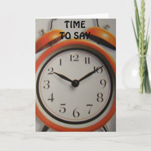 BACKWARDS CLOCK GROUP CARD